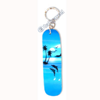 Airbrushed Keychains, Made From Wood