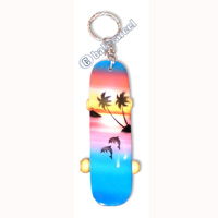 Airbrushed Keychains, Made From Wood