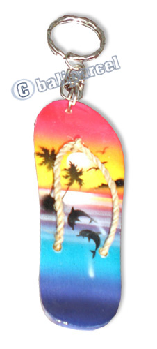 Airbrushed Keychains, Made From Wood