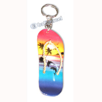Airbrushed Keychains, Made From Wood