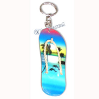 Airbrushed Keychains, Made From Wood