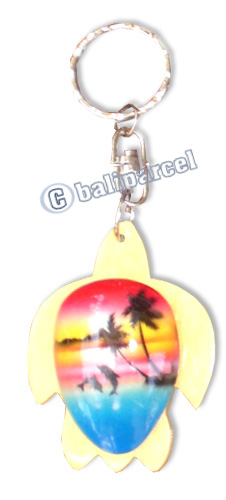 Airbrushed Keychains, Made From Wood