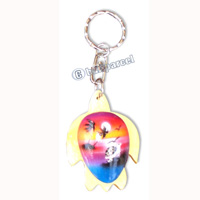 Airbrushed Keychains, Made From Wood