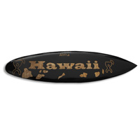 Wooden Surfboard Carving,  Handcarved From Pinus Wood 
