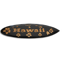 Wooden Surfboard Carving,  Handcarved From Pinus Wood