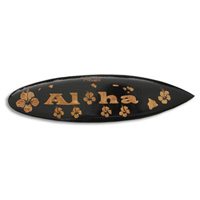 Wooden Surfboard Carving,  Handcarved From Pinus Wood