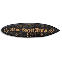 Wooden Surfboard Carving,  Handcarved From Pinus Wood 