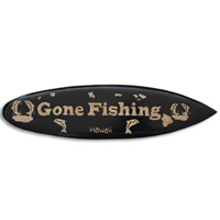 Wooden Surfboard Carving,  Handcarved From Pinus Wood 