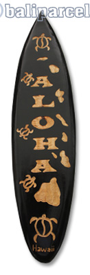 Wooden Surfboard Carving,  Handcarved From Pinus Wood 