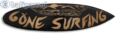 Wooden Surfboard Carving,  Handcarved From Pinus Wood