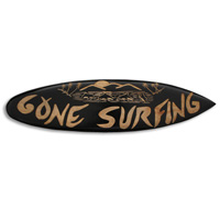 Wooden Surfboard Carving,  Handcarved From Pinus Wood