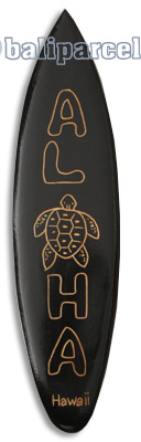 Wooden Surfboard Carving,  Handcarved From Pinus Wood