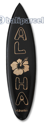 Wooden Surfboard Carving,  Handcarved From Pinus Wood 