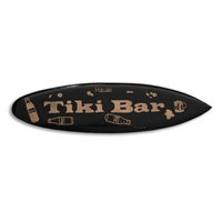 Wooden Surfboard Carving,  Handcarved From Pinus Wood