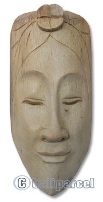 Wooden Mask Carving, Hand Carved From Waru Wood