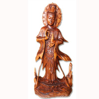 Dewi Kuanin, Hand Carved From Suar Wood