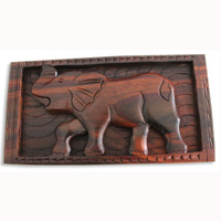 Hand Carved Wooden Box, Made From Sono Wood