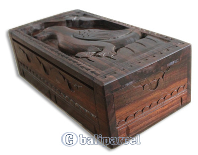Hand Carved Wooden Box, Made From Sono Wood