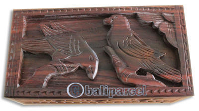 Hand Carved Wooden Box, Made From Sono Wood
