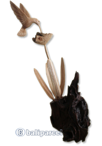 Handcarved Wooden Bird