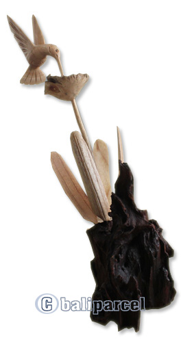 Handcarved Wooden Bird
