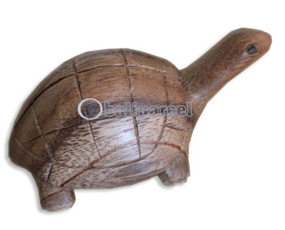 Handcarved Wooden Turtle Wood Made From Hibiscus Wood