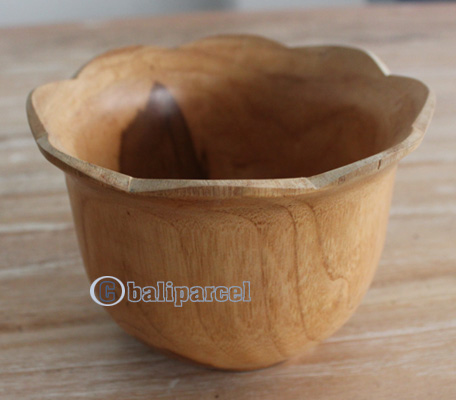 Hand Carved Wooden Bowl, Made From Teak  Wood