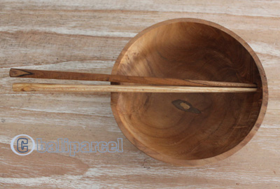 Hand Carved Wooden Bowl, Made From Teak  Wood
