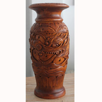 Hand Carved Wooden Box, Made From Suar Wood