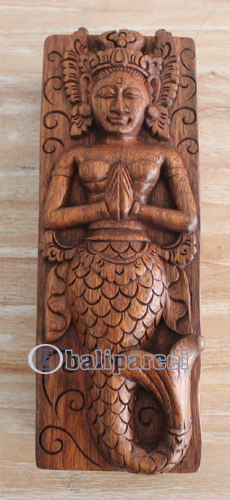Hand Carved Wooden Box, Made From Suar Wood