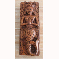 Hand Carved Wooden Box, Made From Suar Wood