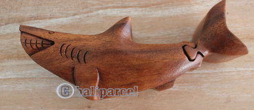 Hand Carved Wooden Box, Made From Suar Wood