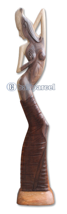 Wooden Lady, Handcrafted From Sono Wood