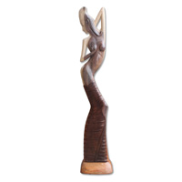 Wooden Lady, Handcrafted From Sono Wood
