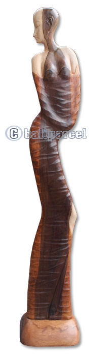 Wooden Lady, Handcrafted From Sono Wood