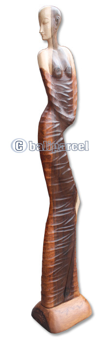 Wooden Lady, Handcrafted From Sono Wood
