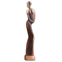 Wooden Lady, Handcrafted From Sono Wood