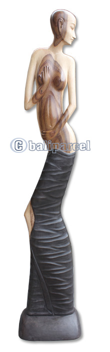 Wooden Lady, Handcrafted From Sono Wood