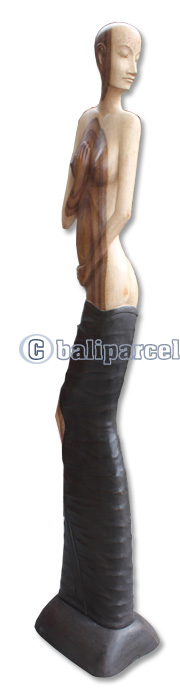 Wooden Lady, Handcrafted From Sono Wood