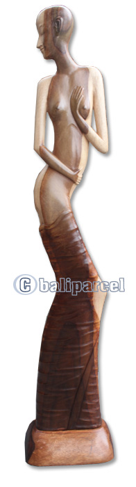 Wooden Lady, Handcrafted From Sono Wood