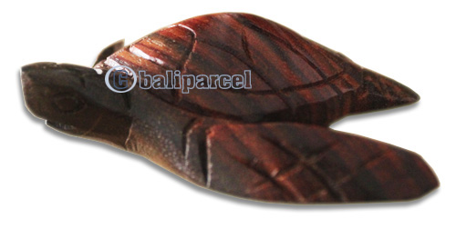 Wooden Turtle Carving, Hand Carved From Sono Wood