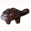 Wooden Turtle Carving, Hand Carved From Waru Wood