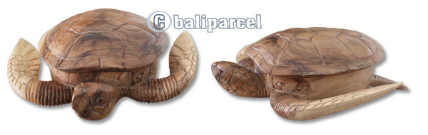 Wooden Fruit Holder, Turtle Carving, Hand Carved From Suar Wood