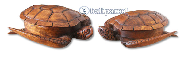 Wooden Fruit Holder, Turtle Carving, Hand Carved From Suar Wood