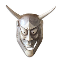 Wooden Mask Carving, Hand Carved From Waru Wood With Natural  Polished