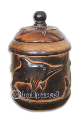Wooden Box, Handmade From Hibiscus Wood