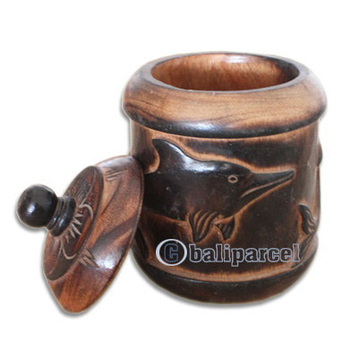 Wooden Box, Handmade From Hibiscus Wood