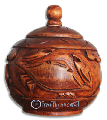Wooden Box, Handmade From Hibiscus Wood