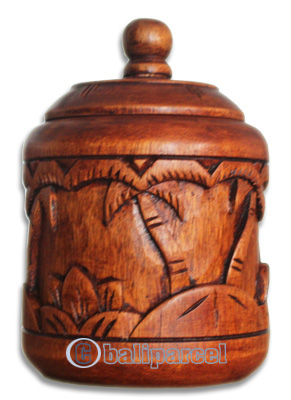 Wooden Box, Handmade From Hibiscus Wood