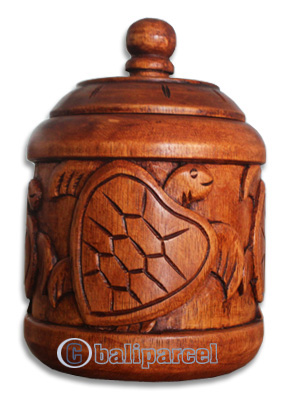 Wooden Box, Handmade From Hibiscus Wood